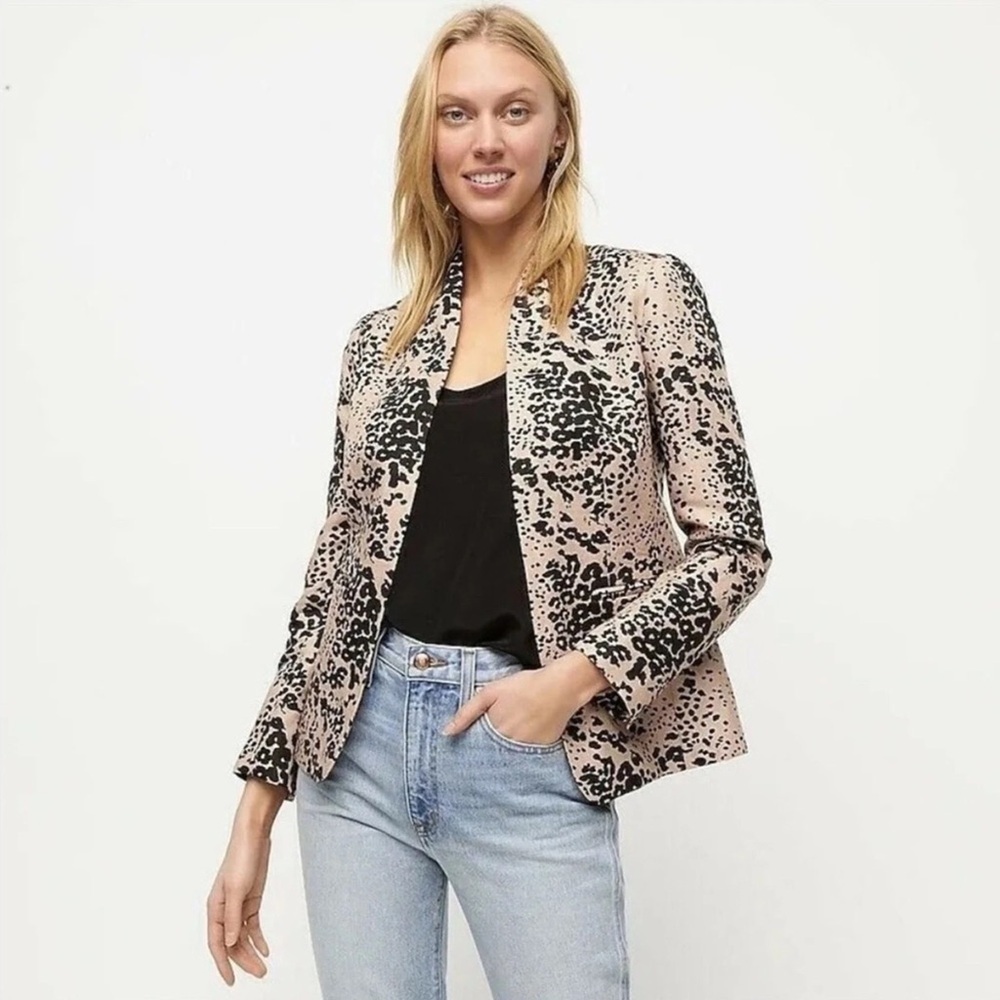 J. Crew - Going-out Blazer in Leopard Print